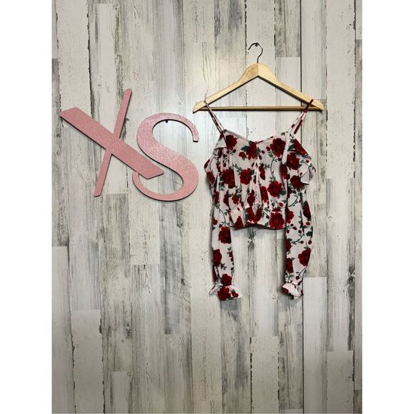 H&M Floral blouse size xs - Picture 1 of 6